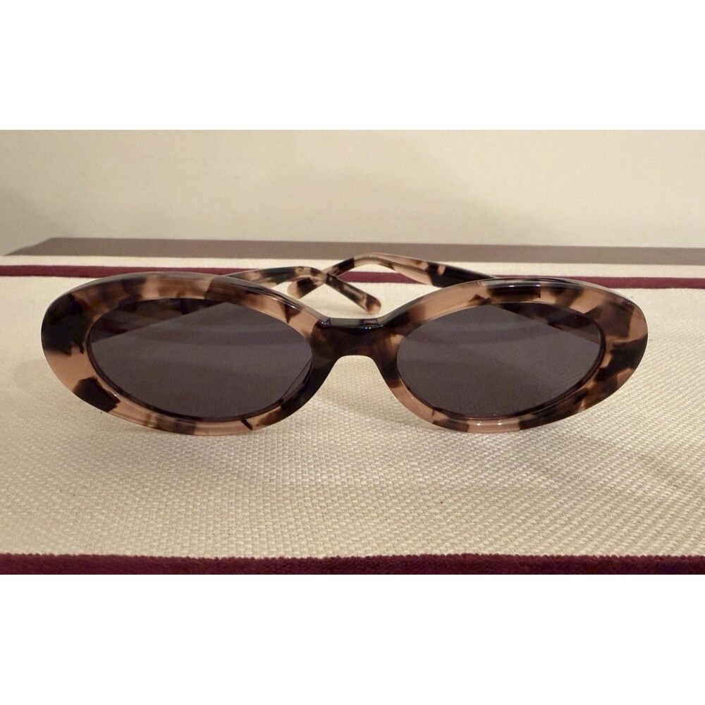 Quince Bali Polarized Acetate Sunglasses Tan Tortoise with Grey Lens